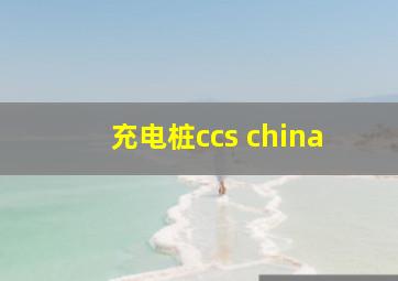 充电桩ccs china